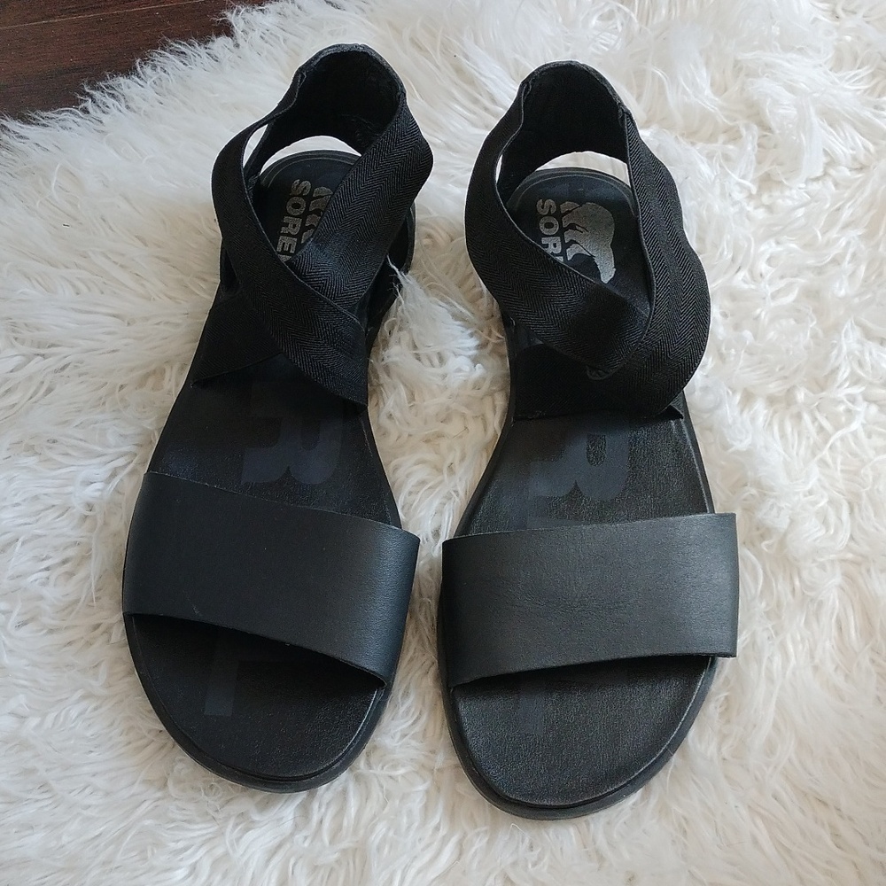Sorel Women's Black Sandals